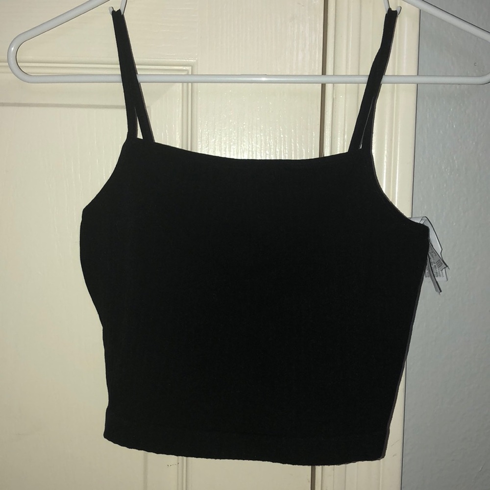 black tank top